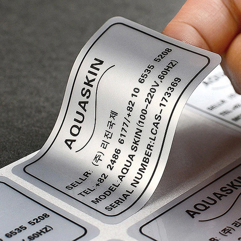PET Waterproof Label