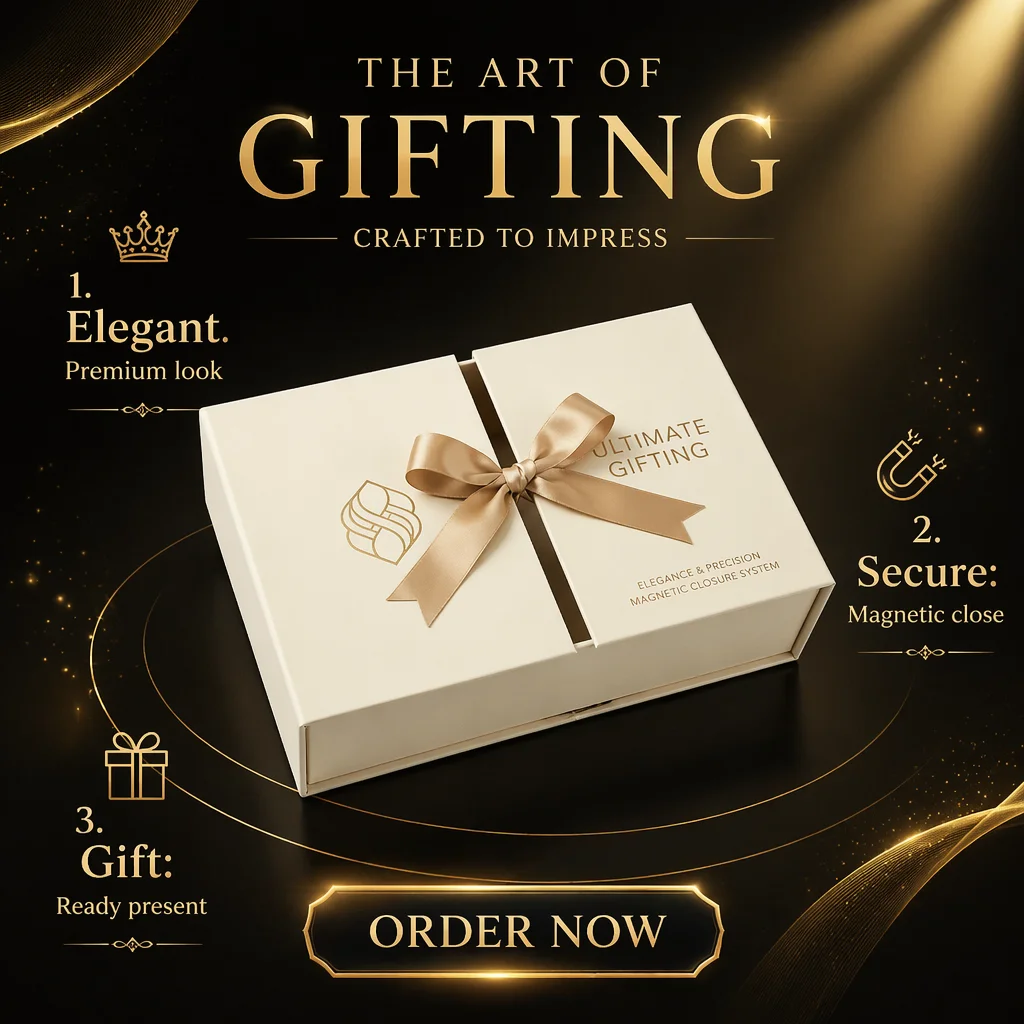Ribbon Tie Magnetic Perfume Coffret
