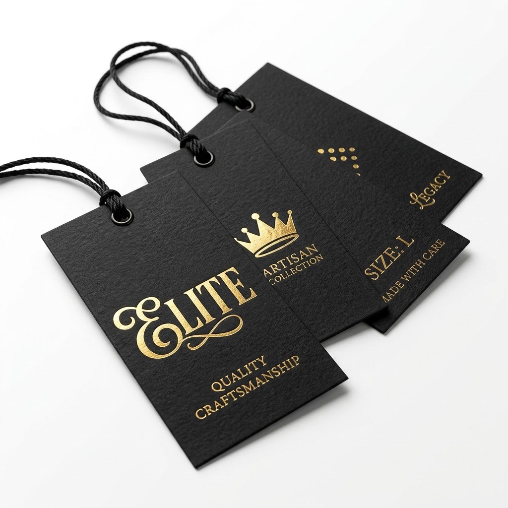 Metallic Foil Hang Tags