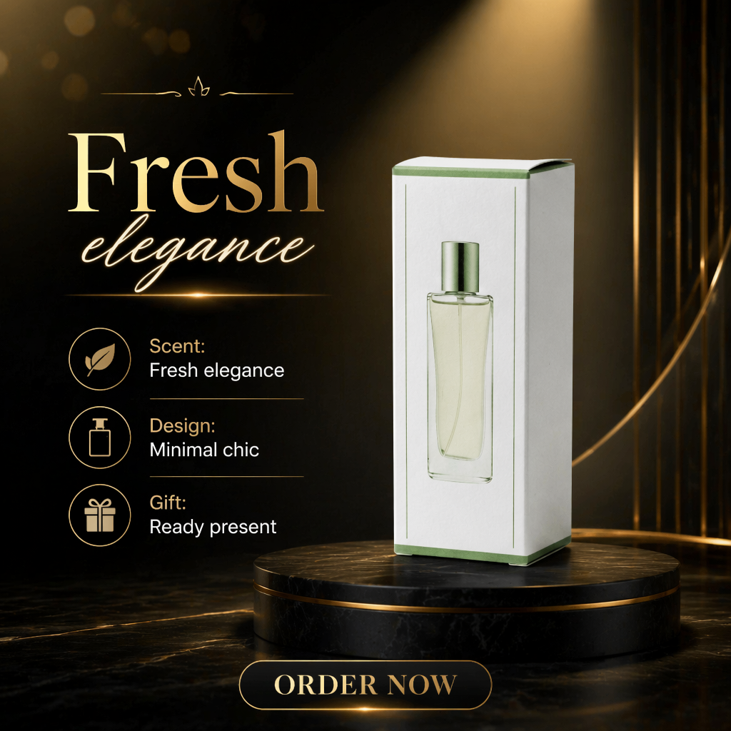 Custom Paper Tube Packaging Bottles Perfume Box