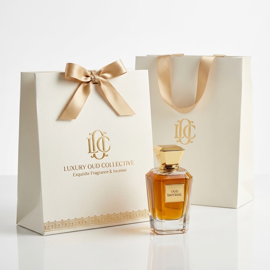 Minimalist White Perfume Bag